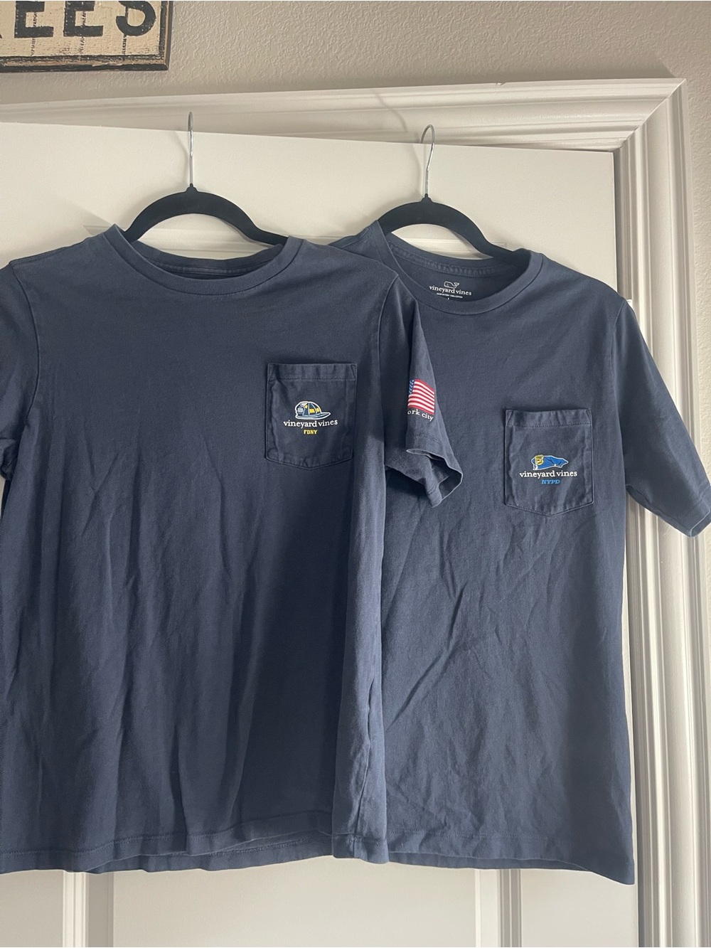 Vineyard vines FDNY NYPD shirts